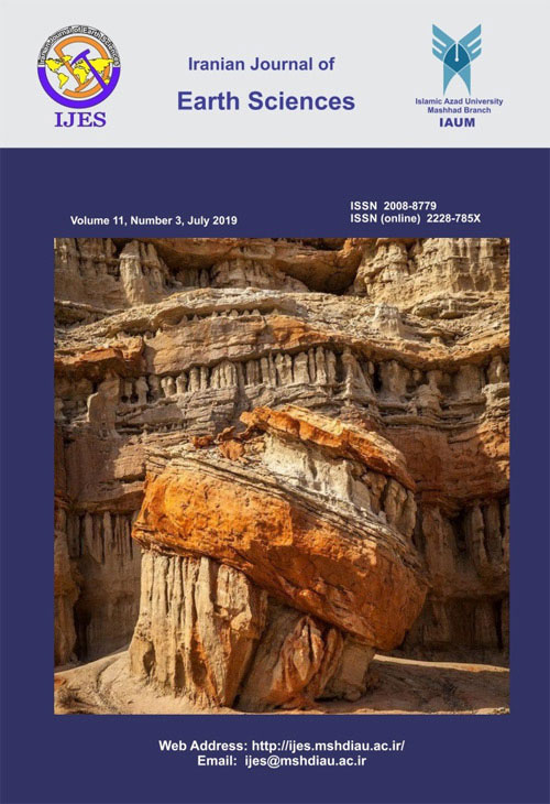 Earth Sciences - Volume:11 Issue: 4, Oct 2019