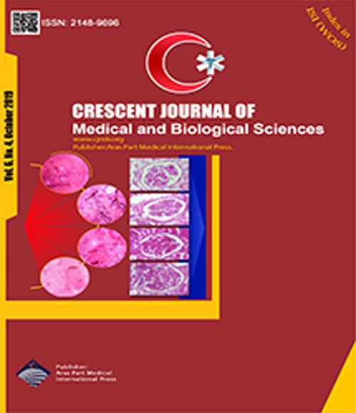 Crescent Journal of Medical and Biological Sciences - Volume:7 Issue: 1, Jan 2020