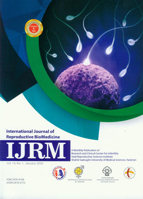 Reproductive BioMedicine - Volume:18 Issue: 1, Jan 2020