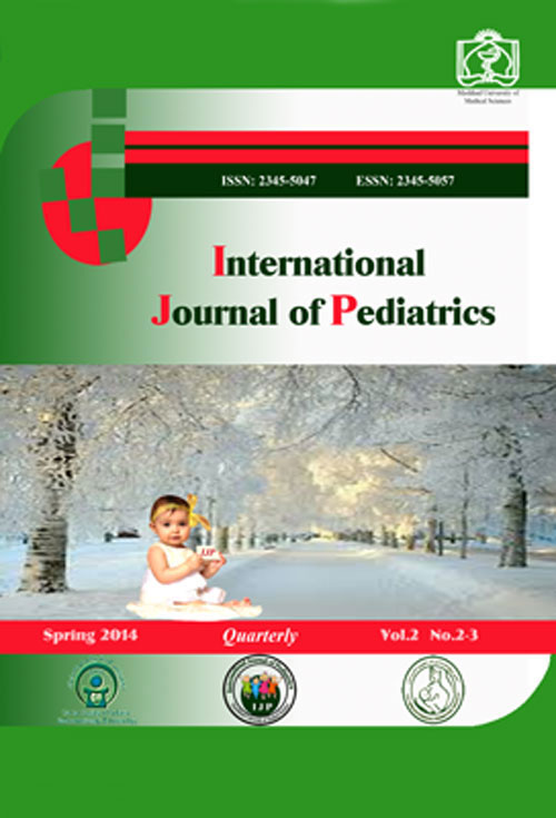 Pediatrics - Volume:8 Issue: 73, Jan 2020
