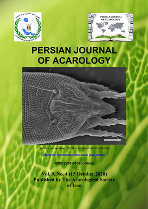 Persian Journal of Acarology - Volume:9 Issue: 4, Autumn 2020