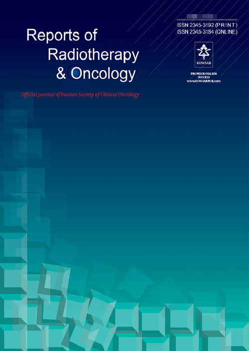 Reports of Radiotherapy and Oncology - Volume:7 Issue: 1, Dec 2020