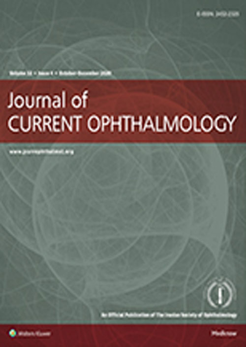 Current Ophthalmology - Volume:32 Issue: 4, Oct-Dec 2020