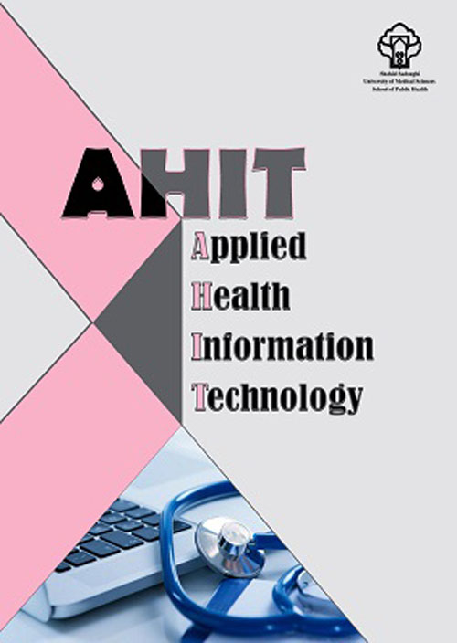 Applied Health Information Technology - Volume:1 Issue: 1, Winter-Spring 2020