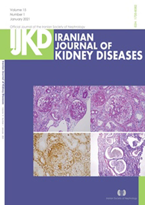 Kidney Diseases - Volume:15 Issue: 1, Jan 2021