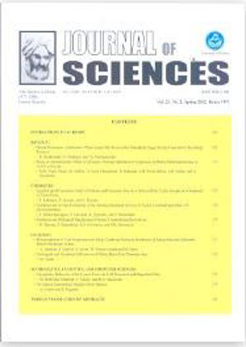 Sciences, Islamic Republic of Iran - Volume:32 Issue: 1, Winter 2021