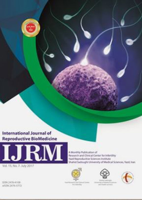 Reproductive BioMedicine - Volume:19 Issue: 3, Mar 2021