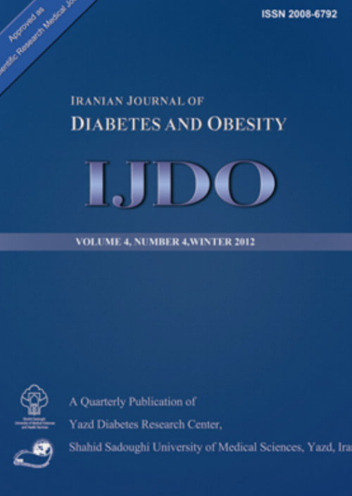Diabetes and Obesity - Volume:13 Issue: 1, Spring 2021