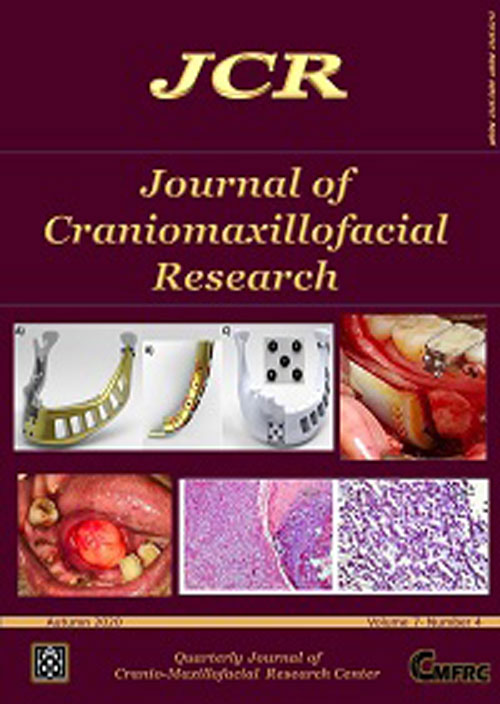 Craniomaxillofacial Research - Volume:7 Issue: 4, Autumn 2020