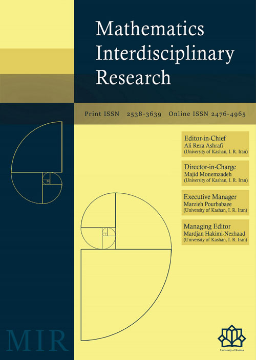 Mathematics Interdisciplinary Research - Volume:6 Issue: 1, Winter 2021