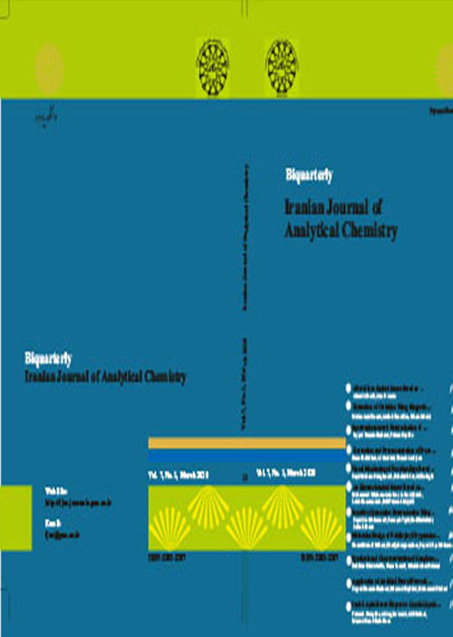 Analytical Chemistry - Volume:8 Issue: 1, Winter and Spring 2021