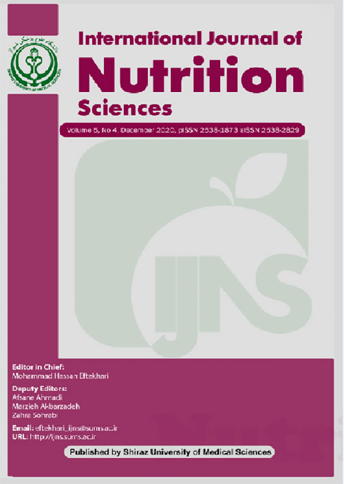 Nutrition Sciences - Volume:6 Issue: 2, Jun 2021