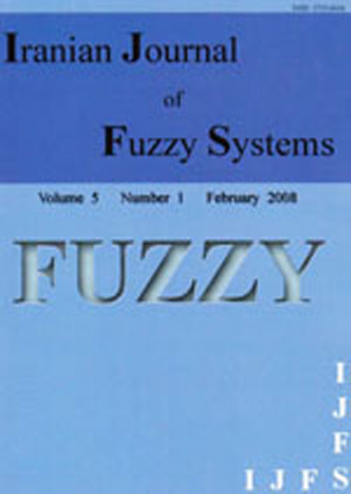 fuzzy systems - Volume:18 Issue: 5, Sep-Oct 2021
