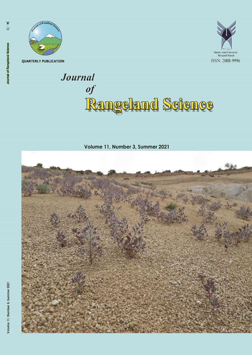 Rangeland Science - Volume:11 Issue: 3, Summer 2021