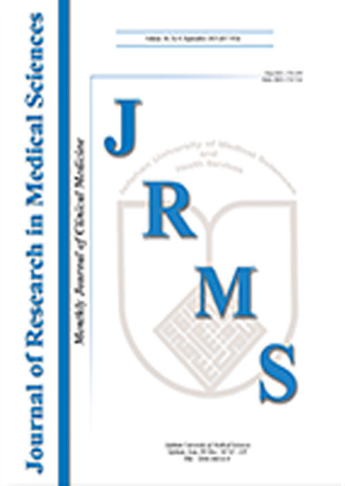 Research in Medical Sciences - Volume:26 Issue: 5, Jun 2021
