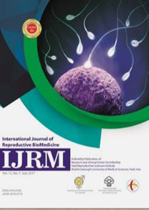 Reproductive BioMedicine - Volume:19 Issue: 7, Jul 2021
