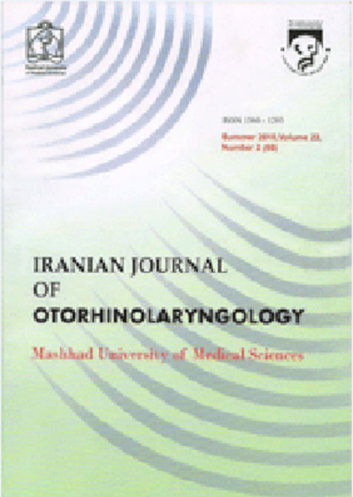 Otorhinolaryngology - Volume:33 Issue: 5, Sep-Oct 2021