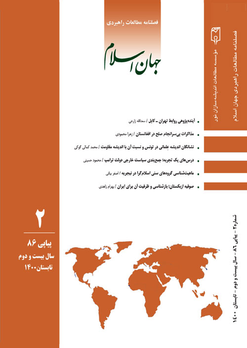 مطالعات راهبردی جهان اسلام - سال بیست و دوم شماره 2 (پیاپی 86، تابستان 1400)