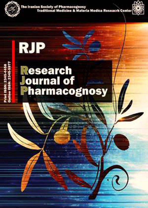 Research Journal of Pharmacognosy - Volume:8 Issue: 4, Autumn 2021