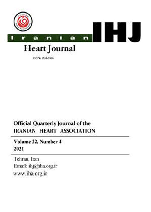 Iranian Heart Journal - Volume:22 Issue: 4, Fall 2021