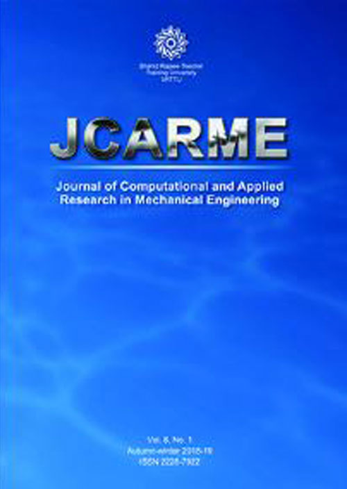 Computational and Applied Research in Mechanical Engineering - Volume:11 Issue: 1, Summer-Autumn 2021