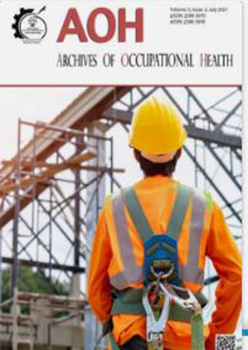 Archives Of Occupational Health - Volume:5 Issue: 3, Jul 2021