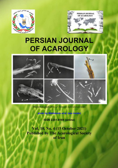 Persian Journal of Acarology - Volume:10 Issue: 4, Autumn 2021
