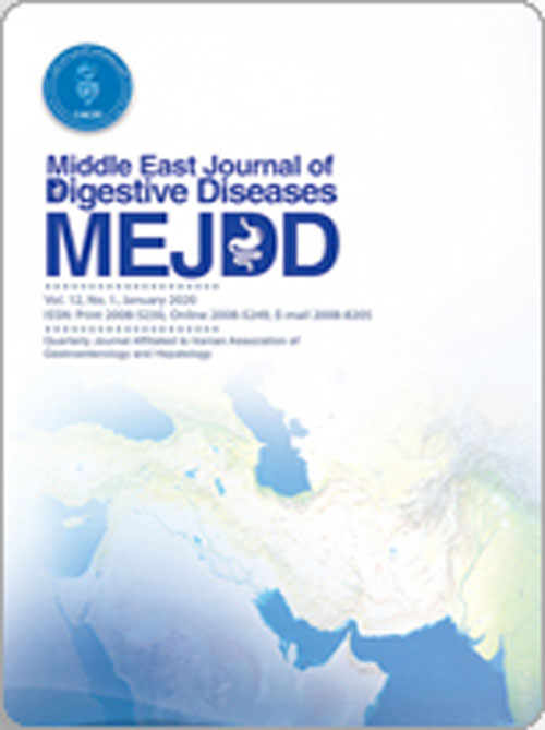 Middle East Journal of Digestive Diseases - Volume:13 Issue: 4, Oct 2021