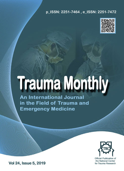 Trauma Monthly - Volume:27 Issue: 1, Jan-Feb 2022
