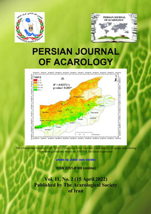 Persian Journal of Acarology - Volume:11 Issue: 2, Spring 2022