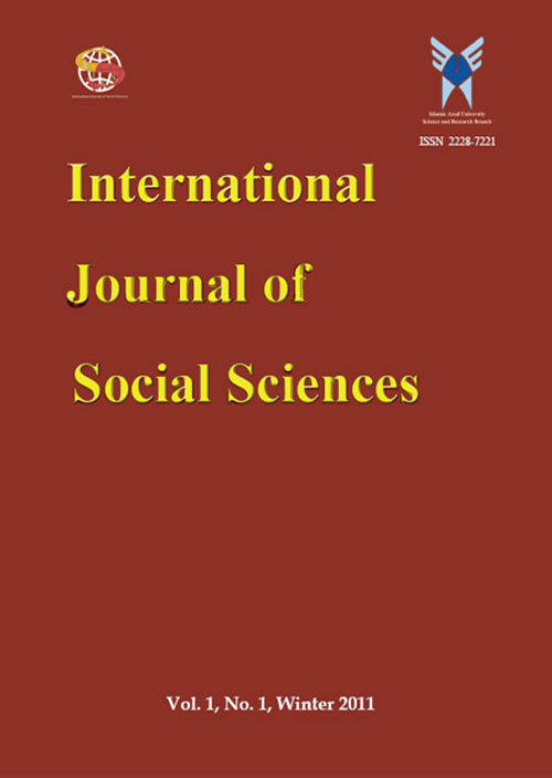 Social Sciences - Volume:12 Issue: 1, Winter 2022