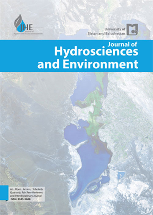 Hydrosciences and Environment - Volume:4 Issue: 8, Dec 2020