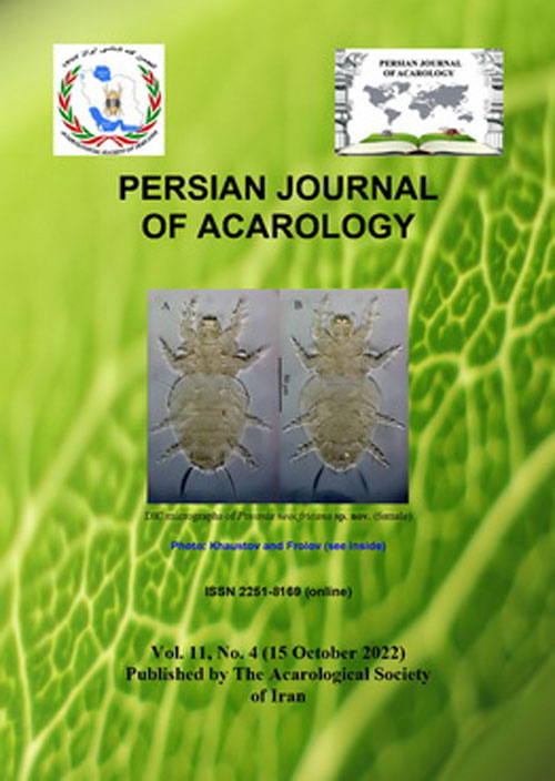 Persian Journal of Acarology - Volume:11 Issue: 4, Autumn 2022