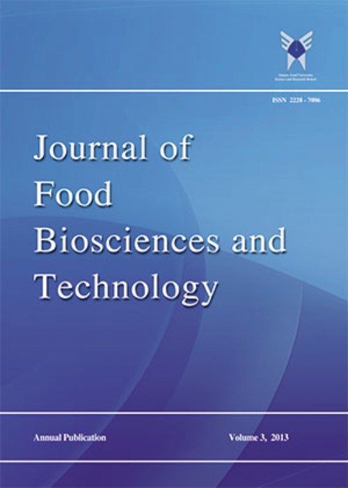 Food Biosciences and Technology - Volume:13 Issue: 2, Spring 2023