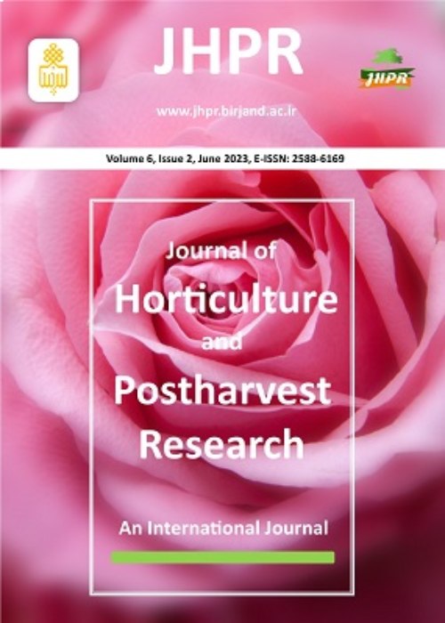 Horticulture and Postharvest Research - Volume:6 Issue: 2, Jun 2023