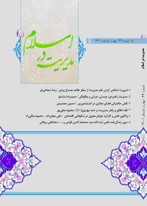 مدیریت در اسلام (نخل شهداد) - پیاپی 44 (بهار و تابستان 1401)