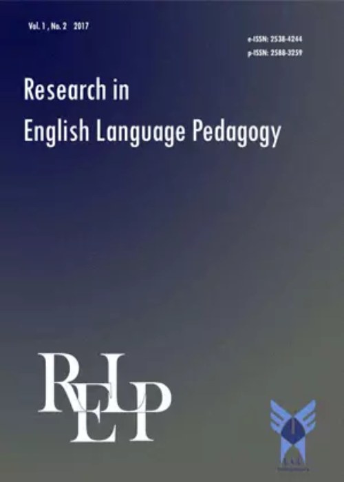 Research in English Language Pedagogy - Volume:11 Issue: 4, Autumn 2023