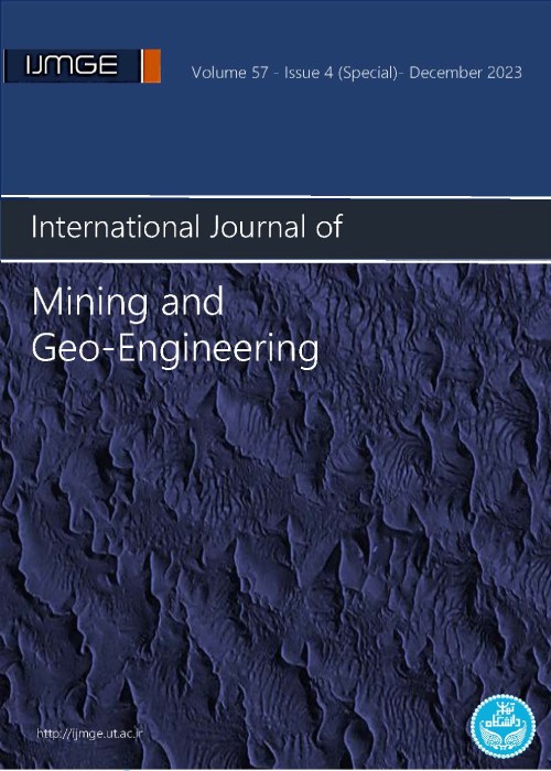 Mining & Geo-Engineering - Volume:57 Issue: 4, Autumn 2023