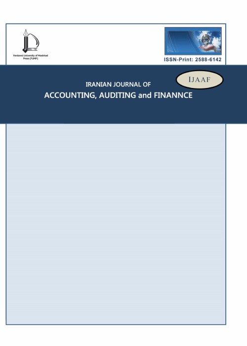 Accounting, Auditing and Finance - Volume:8 Issue: 2, Spring 2024