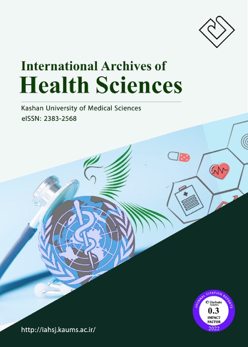 International Archives of Health Sciences - Volume:11 Issue: 1, Jan-Mar 2024