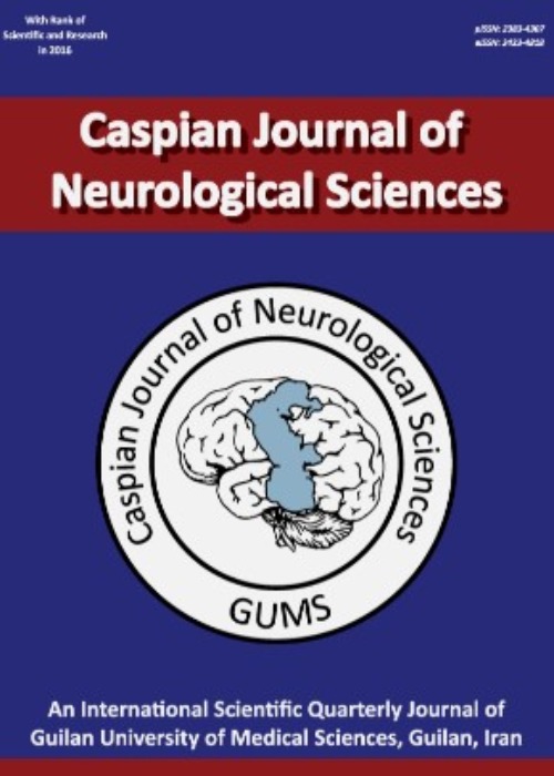 Caspian Journal of Neurological Sciences