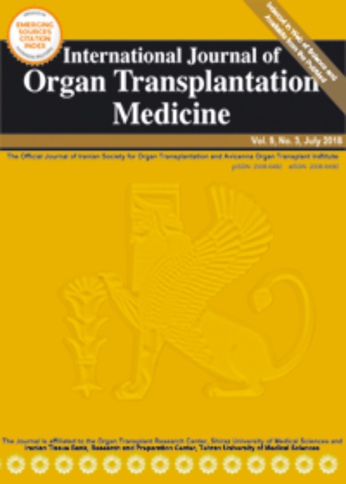 Organ Transplantation Medicine - Volume:14 Issue: 3, Summer 2024