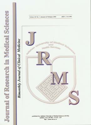 Research in Medical Sciences - Volume:10 Issue: 1, Jan & Feb 2005