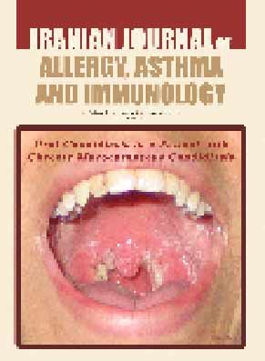 Allergy, Asthma and Immunology - Volume:4 Issue: 1, Mar 2005