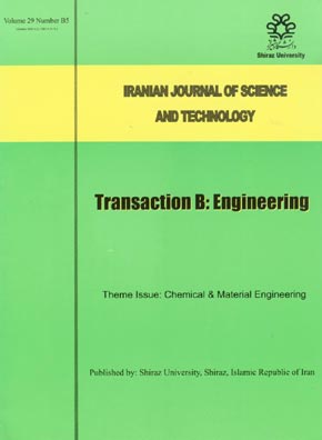 science and Technology (B: Engineering) - Volume:29 Issue: 5, October 2005