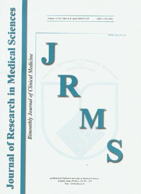 Research in Medical Sciences - Volume:11 Issue: 2, Mar & Apr 2006