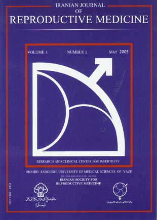 Reproductive BioMedicine - Volume:2 Issue: 2, Nov 2004