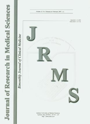 Research in Medical Sciences - Volume:12 Issue: 1, Jan & Feb 2007