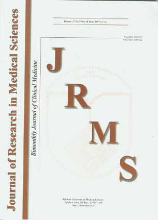 Research in Medical Sciences - Volume:12 Issue: 3, May & Jun 2007