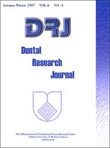 Dental Research Journal - Volume:4 Issue: 1, Jan 2007